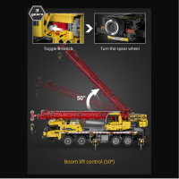 Cada C61081W Autokran Kran 1831 Teile mobile Cran Bausteinfahrzeug
