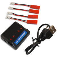 USB Ladegerät für 1S 3,7V Lipo Akku Syma X5 SW...