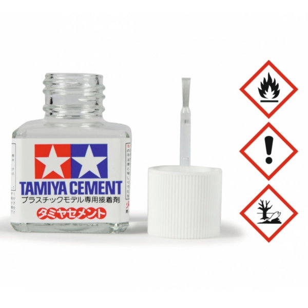 Tamiya 87003 Plastikkleber 40ml mit Pinsel Tamiya Cement