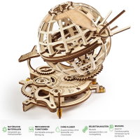 UGEARS Globus mechanischer Holz-Modellbausatz 3D Holz-Puzzle