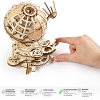 UGEARS Globus mechanischer Holz-Modellbausatz 3D Holz-Puzzle