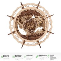 UGEARS Aquarium mechanischer Holz-Modellbausatz 3D Holz-Puzzle