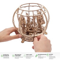 UGEARS Aquarium mechanischer Holz-Modellbausatz 3D Holz-Puzzle