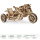 UGEARS Scrambler UGR-10 Motorrad mit Beiwagen Modellbausatz 3D Holz-Puzzle