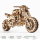 UGEARS Scrambler UGR-10 Motorrad mit Beiwagen Modellbausatz 3D Holz-Puzzle