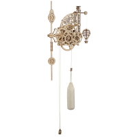 UGEARS Pendel Wanduhr Aero Clock Modellbau 3D Holz Puzzle Bausatz 70154
