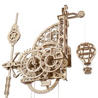 UGEARS Pendel Wanduhr Aero Clock Modellbau 3D Holz Puzzle Bausatz 70154