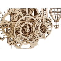 UGEARS Pendel Wanduhr Aero Clock Modellbau 3D Holz Puzzle Bausatz 70154