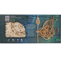 UGEARS Pendel Wanduhr Aero Clock Modellbau 3D Holz Puzzle Bausatz 70154