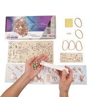 UGEARS Stufenbahn Murmelbahn Modellbau 3D Holz Puzzle Bausatz 70157