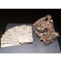 UGEARS Stufenbahn Murmelbahn Modellbau 3D Holz Puzzle Bausatz 70157
