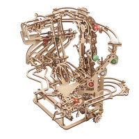 UGEARS Kettenbahn Murmelbahn Modellbau 3D Holz Puzzle Bausatz 70156