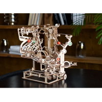 UGEARS Kettenbahn Murmelbahn Modellbau 3D Holz Puzzle Bausatz 70156