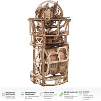 UGEARS Tourbillon-Tischuhr Sternengucker 3D Holz Bausatz...