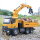 Huina 1575 RC Kipplaster Muldenkipper LKW mit Kran Licht Sound 1:14 2,4 GHz