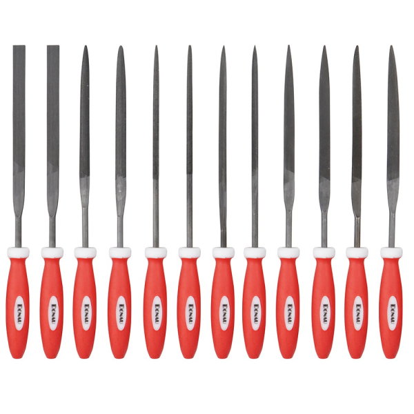Nadelfeilen Schlüsselfeilen Metallfeile Set 150mm Nadel Feile Raspel Satz 12-tlg
