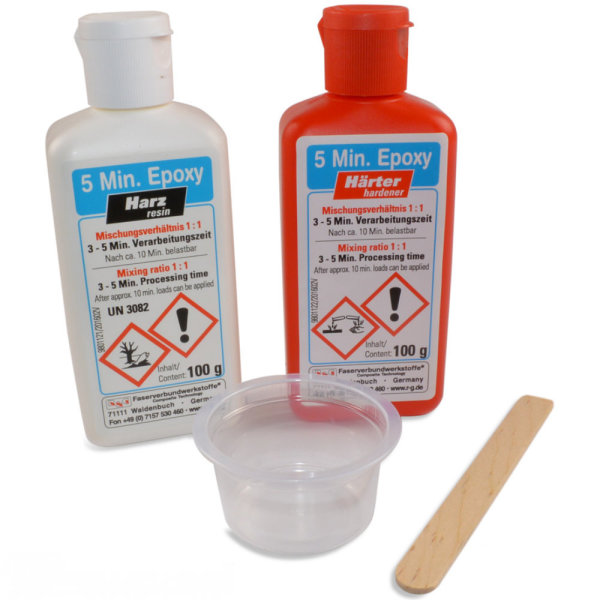 2 Komponenten Kleber Epoxidkleber 200g 5 Minuten Schnellkleber Epoxidharz R&G