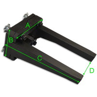 Motorträger Motorhalter verstellbar 45-73mm Nylon RC...