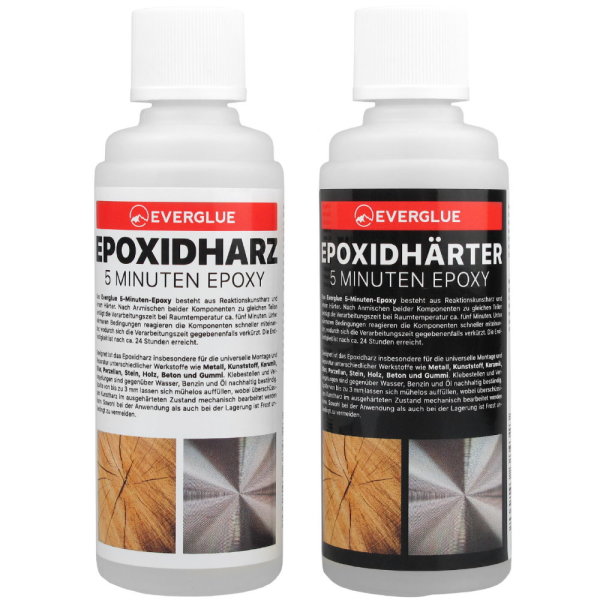 2 Komponenten Kleber Epoxidkleber 200g 5 Minuten Schnellkleber Epoxidharz Epoxy