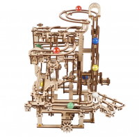 UGEARS Murmelbahn mit Stufenwinde 3D Holz Bausatz HolzPuzzle Modellbausatz 70170