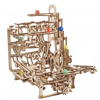 UGEARS Murmelbahn mit Stufenwinde 3D Holz Bausatz HolzPuzzle Modellbausatz 70170