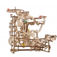 UGEARS Murmelbahn mit Stufenwinde 3D Holz Bausatz HolzPuzzle Modellbausatz 70170