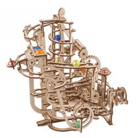 UGEARS Murmelbahn mit Spiralaufzug 3D HolzBausatz HolzPuzzle Modellbausatz 70177