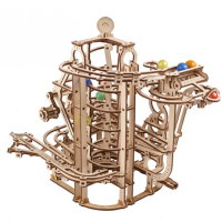 UGEARS Murmelbahn mit Spiralaufzug 3D HolzBausatz HolzPuzzle Modellbausatz 70177