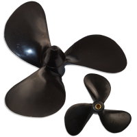 Schiffschraube Propeller 30-65 mm M4-M5 Gewinde Welle...