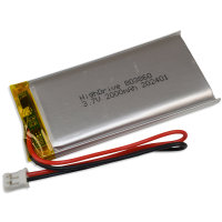 LiPo Akku 2000mAh 3.7 V 1S JST-PH Stecker 803860 804060...