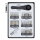 Mini Bit Set Sortiment Schlitz Kreuz Inbus Torx Steckschlüssel + Ratsche 37 tlg