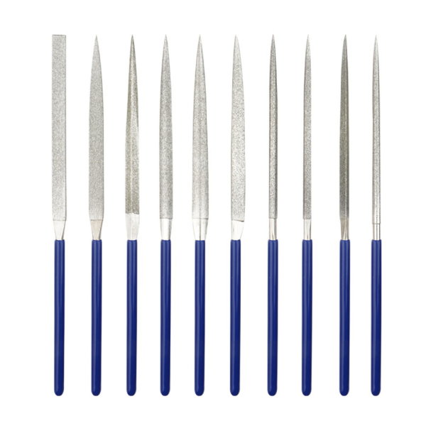 Diamantfeilen Nadelfeilen mini Feilen Schlüsselfeile 140 mm 10-tlg.Feilen-Set