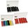 Schrumpfschlauch-Sortiment Set 100-tlg in Box Schrumpfschläuche schwarz/rot/bunt