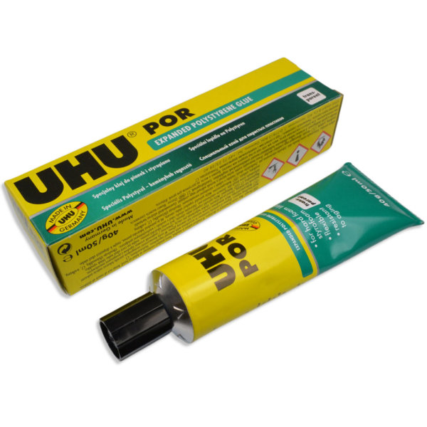 UHU POR Tube 40g Depron Styropor Depronkleber EPP Modellbau-Kleber Hartschaum