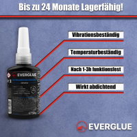 Schraubensicherung mittelfest 50g Gewindekleber Schrauben Sicherung bis M36
