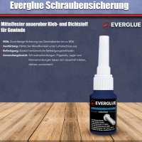 Schraubensicherung mittelfest 10g Gewindekleber Schrauben Sicherung bis M36
