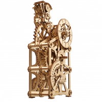 UGEARS Motoren Uhr V-Motor V-Zylinder 3D Holz Bausatz Puzzle Modellbausatz 70217
