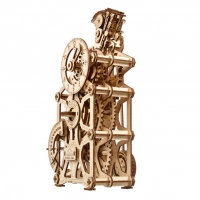 UGEARS Motoren Uhr V-Motor V-Zylinder 3D Holz Bausatz Puzzle Modellbausatz 70217