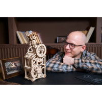 UGEARS Motoren Uhr V-Motor V-Zylinder 3D Holz Bausatz Puzzle Modellbausatz 70217