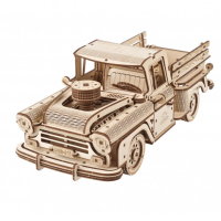 UGEARS Oldtimer Pickup Lumberjack 3D Holz Bausatz HolzPuzzle Modellbausatz 70171