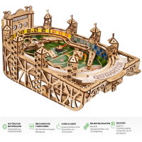 UGEARS Harry Potter Quidditch Pinball Flipper 3D Holz...