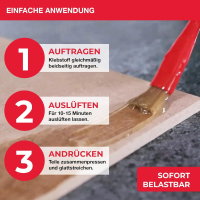Kontaktkleber Schuhkleber Lederkleber Sattler Sohlen Kraftkleber 250g Pinseldose