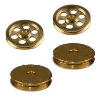 Seilrollen Seilrolle Messing Pulley Brass 3-16mm...