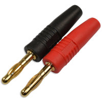Bananenstecker 4mm Lautsprecher Stecker vergoldet...