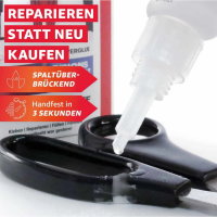 2K Industriekleber Sekundenkleber Set 40g Granulat Füllstoff +20g Sekundenkleber