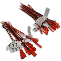 JST BEC Stecker/Buchse AWG20 Silikon-Kabel 10 15 20 30cm...
