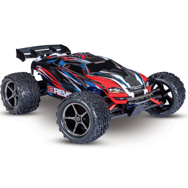 Traxxas E-Revo 4x4 Rot/Blau RTR Brushed 1/16 Racing Stadium Truck 71054-8 Truggy