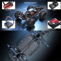 RC Car Monstertruck 1:16 16208 Brushless 2.4G 4WD 45km/h Metall Antrieb Off Road