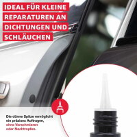 Sekundenkleber-hochflexibel-Moosgummi-Gummi-O-Ring-EPDM-Reifen-dickflüssig 50g
