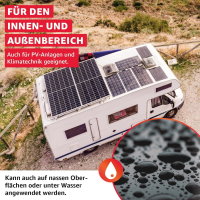 Caravan Wohnwagen Klebstoff Dichtstoff 360g schwarz weiss UVstabil Montagekleber